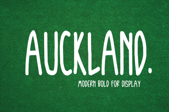 Auckland Display Font: Bold Typography for Small Business Branding