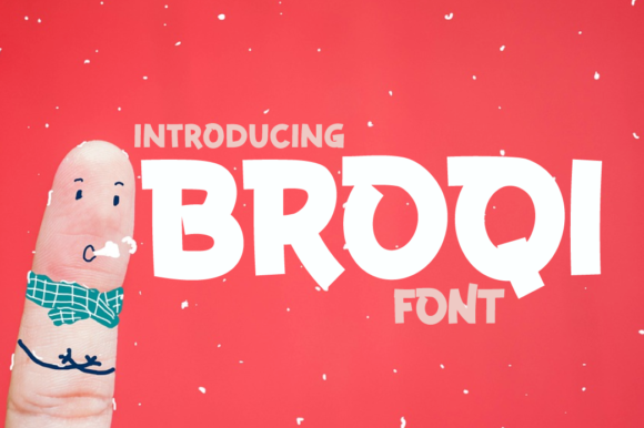 Broqi Typeface: A Playful Display Font for Editorial Projects