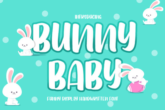 Bunny Baby Font: A Joyful Display Typeface for Craft Creators