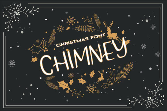 Chimney Display Font for Handmade Labels and Wedding Invitations