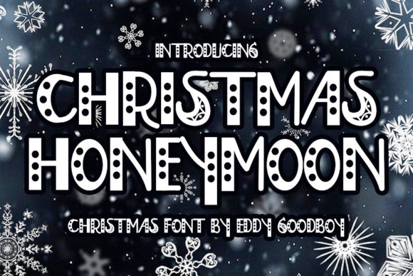 Christmas Honeymoon Font for Vibrant Branding and Seasonal Campaigns