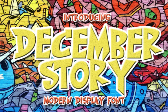December Story Font for Creative Branding and Business Touchpoints