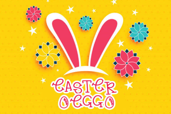 Easter Egg Font for Quirky and Friendly Design Projects