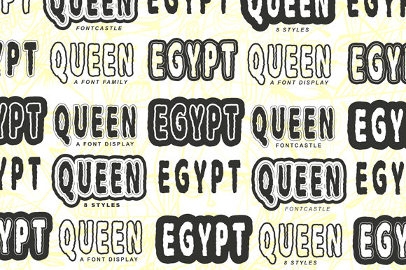 Egypt Queen Font: A Display Typeface That Elevates Campaign Impact