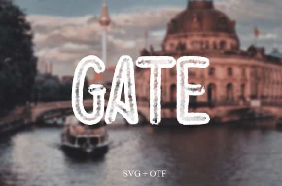 Gate Display Font for Modern Web Design