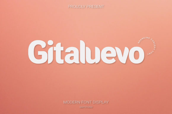 Gitaluevo Font for Creative Product Design