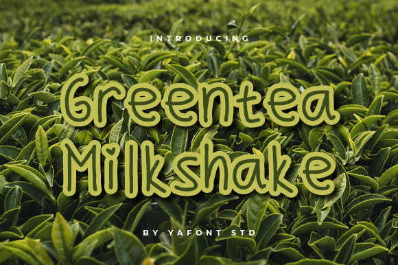 Greentea Milkshake Font for Polished Branding and Creative Projects