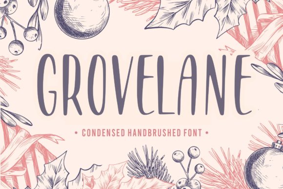 Grovelane Display Font for Creative Product Makers