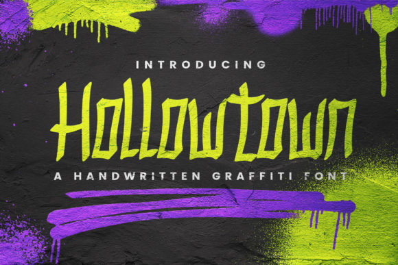 Hollowtown Display Font for Creative Makers