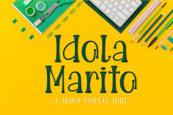 Idola Marito: The Playful Display Font for Memorable Campaigns