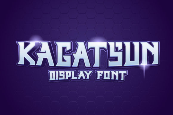 Kagatsun Font for Bold Editorial Design and Branding