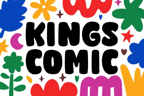 Kings Comic Font for Vibrant Editorial Design