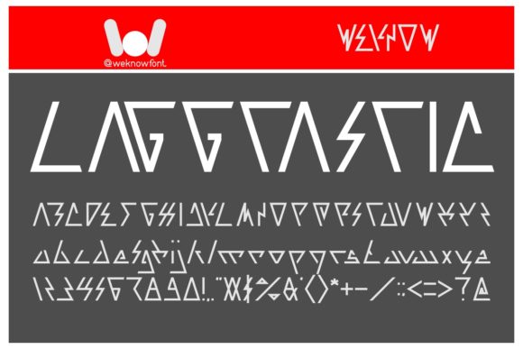 Laggtastic Display Font for Modern Digital Branding