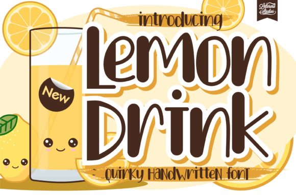 Lemon Drink Font for Quirky and Playful Creations