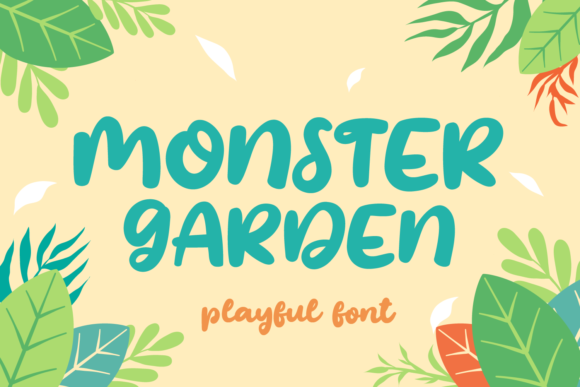 Monster Garden: A Playful Font for Memorable Branding