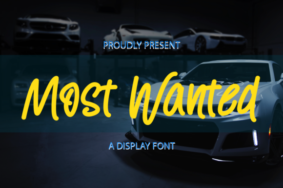 Most Wanted: Bold Display Font for Modern Design
