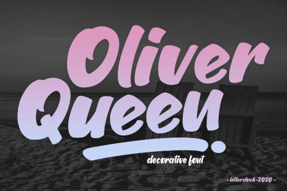 Oliver Queen Font — Bold Display Typography for Creative Projects