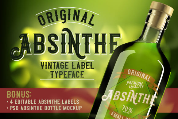 Original Absinthe Font for Professional Branding