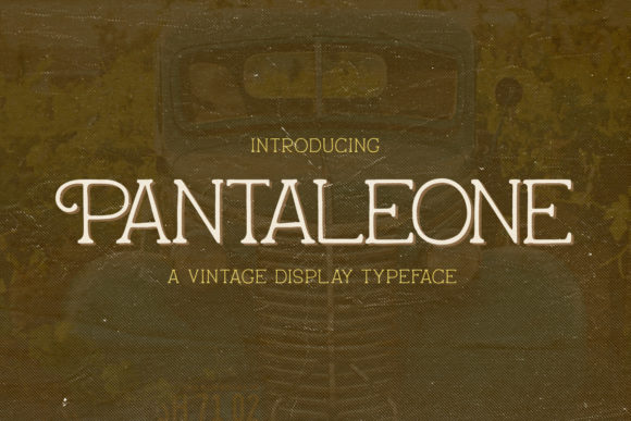 Pantaleone Font for Handmade and Display Design