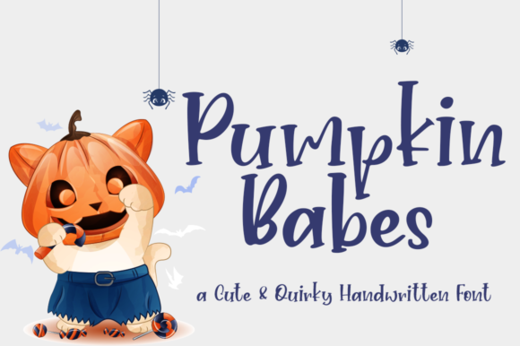 Pumpkin Babes Font for Creative Makers and Display Projects