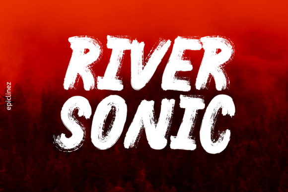 River Sonic Font for Editorial Design