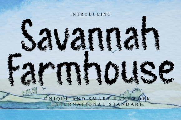 Savannah Farmhouse Font for Modern Branding and Social Media