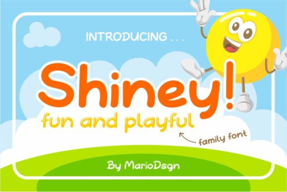 Shiney Font: A Joyful Typeface for Eye-Catching Designs