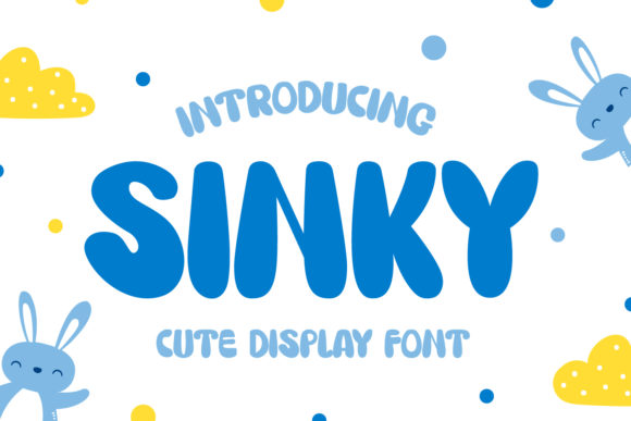 Sinky Display Font for Playful and Authentic Craft Projects