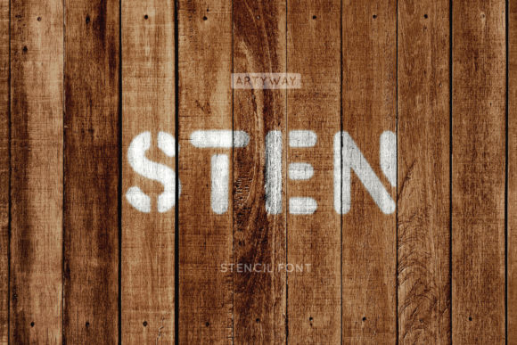 Sten: A Bold Display Typeface for Crafty Brand Identities