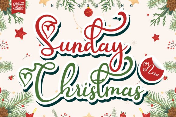 Sunday Christmas Display Font for Modern Web Design Projects