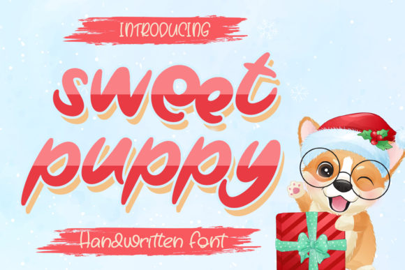 Sweet Puppy Display Font for Kids Branding