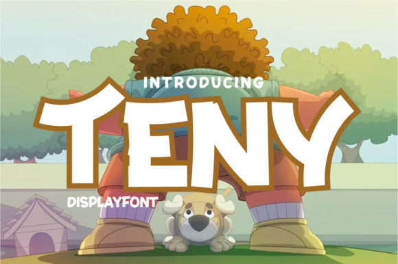 Teny Display Font for Playful Branding and Creative Projects