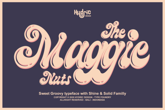 The Maggie Nuts Display Font for Crafters and Creative Makers