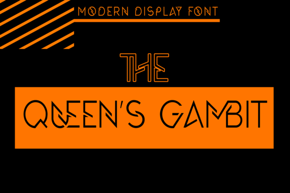 The Queen s Gambit: A Bold Display Font for Creative Projects