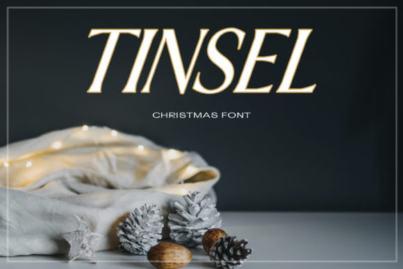 Tinsel Typeface: Elevate Campaign Visuals With Simple Display Fonts