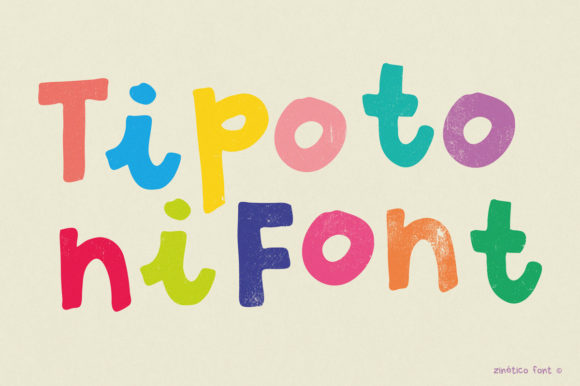 Tipotoni: A Display Font for Creative Publishing