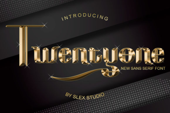 Twentyone Font: A Display Typeface for Creative Branding
