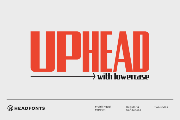 Uphead: A Display Font for Bold Typography
